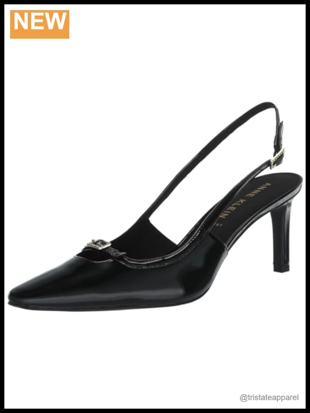 Anne Klein Roxy Kitten Heel Slingback Pointed Toe Pump